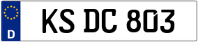 Truck License Plate